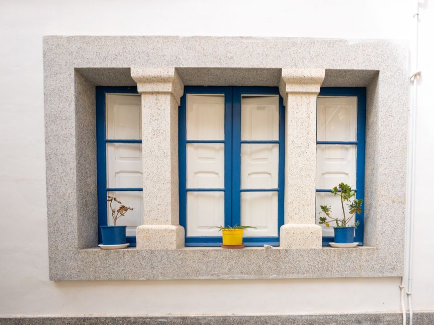 Bunte Jalousien für stilvolle Fensterdekoration.