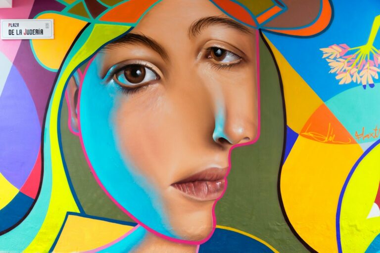Creëer een gezellige leeshoek met abstracte vrouwenschilderijen
